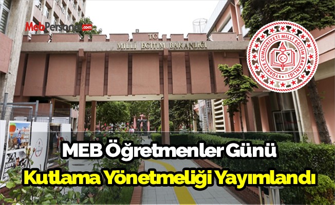 Öğretmenler günü kutlama yönetmeliği